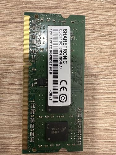 Оперативная память Sharetronic 4GB DDR3 SODIMM