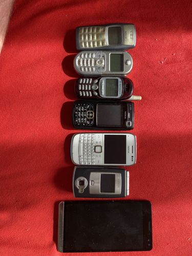 Мобильные телефоны Nokia , Motorola, HP Elite.
