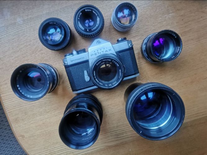 Фотоаппарат Pentax Spotmatic объектив Meyer Юпитер, цена 12 р. купить в Минске на Куфаре - Объявление №232318902