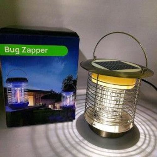 Антимоскитный уличный светильник-ловушка для комаров Bug Zapper JSD-003 на солнечных батареях или US
