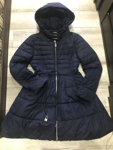 Пальто пуховое 42 размер 