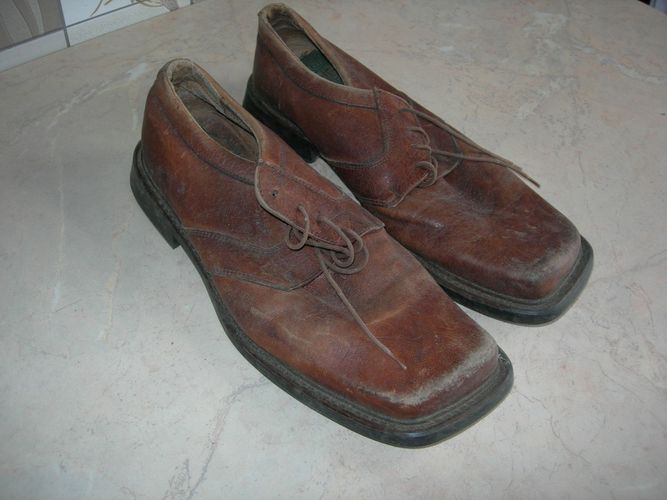 Ботинки мужские, кожаные, размер 42