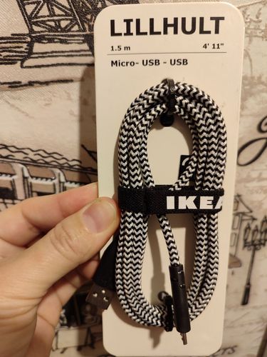 Кабель micro USB - USB IKEA