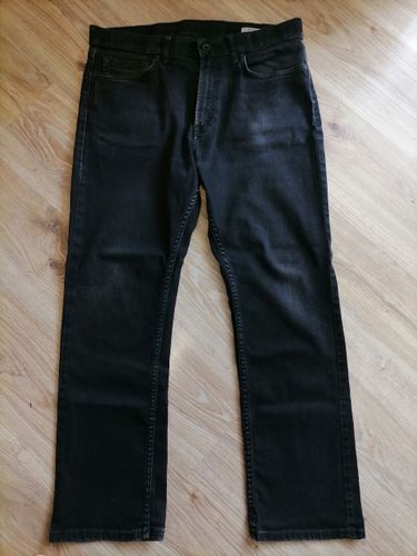 Широкие черные джинсы M&S, коттон