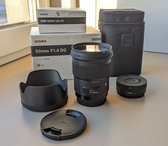 Объектив Sigma 50mm F1.4 DG HSM Art для Canon EF