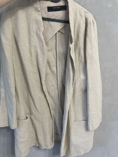Льняной пиджак Zara