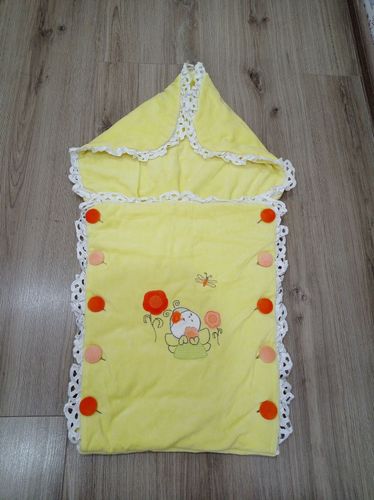 Конверт -одеяло для новорожденной малышки 