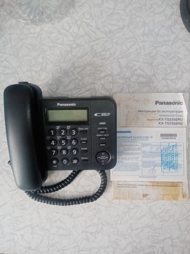 Проводной телефон Рапаsonic KX-TS2356RU. 45 BYN.