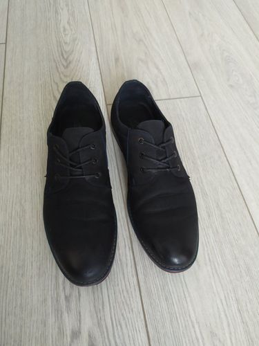 Туфли черные мужские натуральный замш 44р