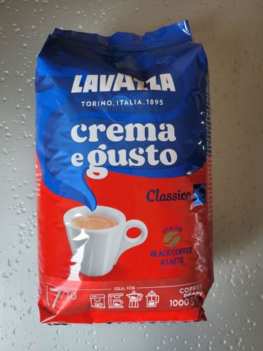 Кофе в зернах Lavazza crema e gusto, 1 кг, Италия