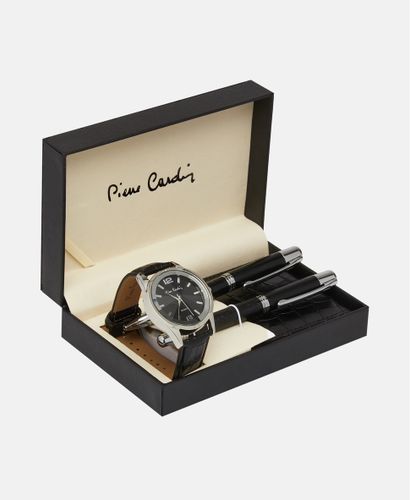 Pierre Cardin комплект с часами, кошельком и ручко