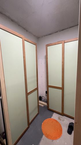 Шкаф модульный с боковыми зеркалами