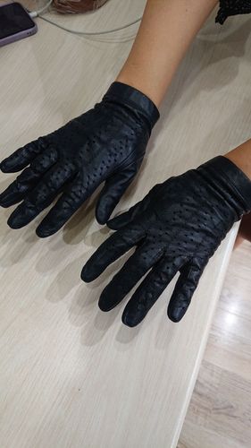 Перчатки женские 19 размер натуральная кожа Accent