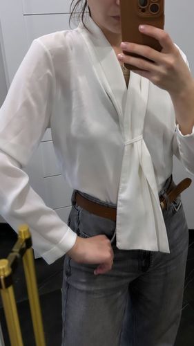 белая блузка defacto
