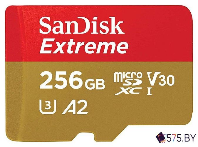 Карта памяти SanDisk Extreme microSDXC SDSQXAV-256G-GN6MN 256GB
