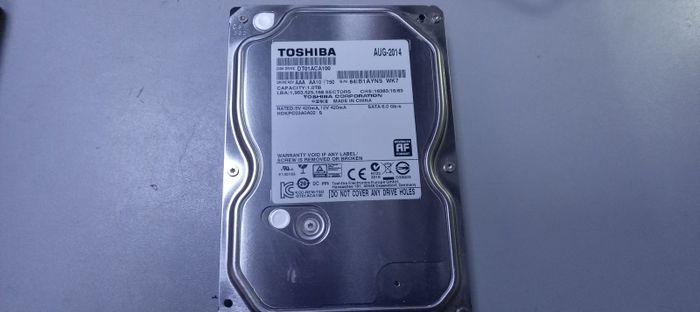 Жесткий диск 1Tb Toshiba