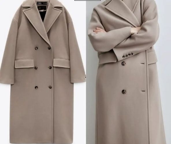 ЦЕНА СНИЖЕНА Пальто новое Zara шерстяное размер M 