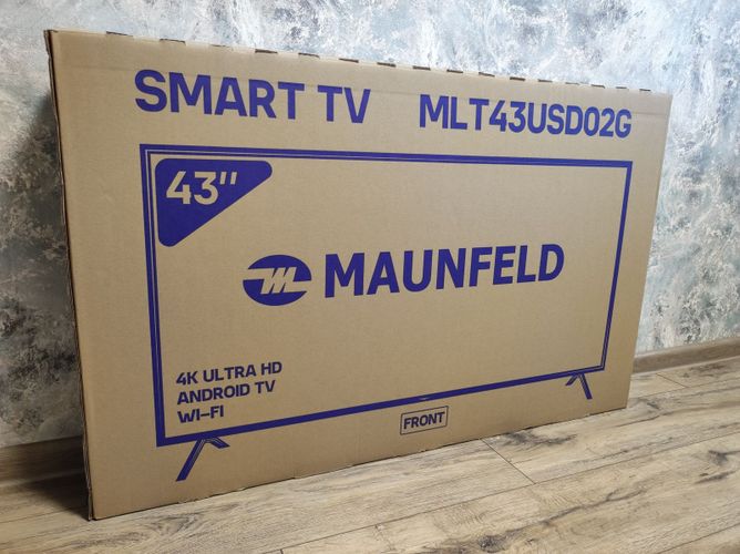 MAUNFELD 43 дюйма. 4K. НОВЫЙ. Smart TV