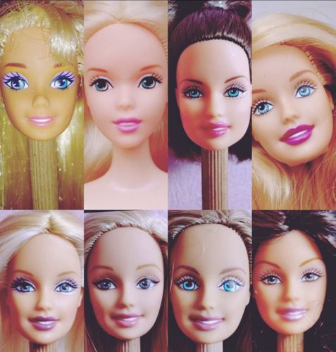 Новая голова кукол Барби Barbie Mattel 