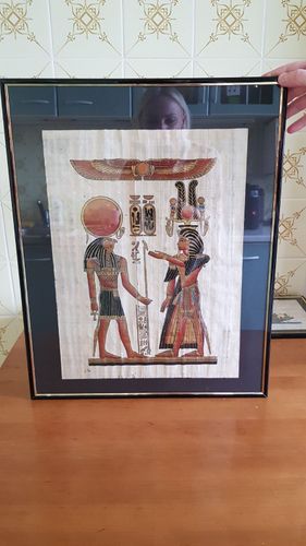 Картины с египетским папирусом  40×50, 20×25