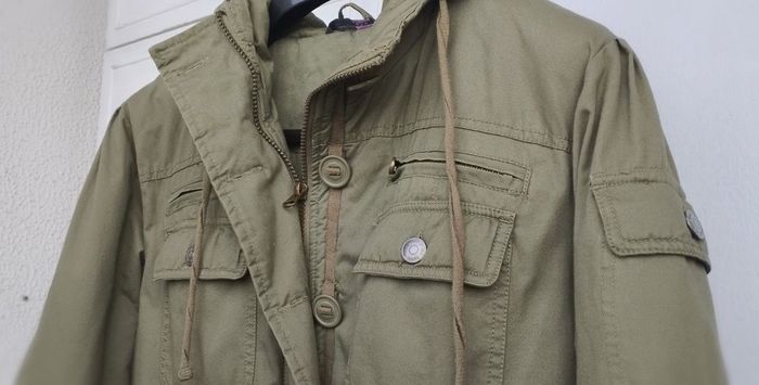Парка, удлиненная куртка, милитари карго ,  L XL 