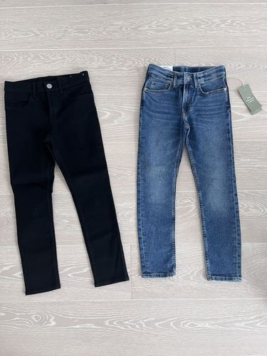 Новые джинсы slim H&M 134