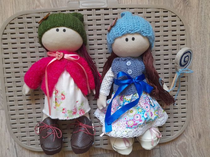 Интерьерные текстильные куколки