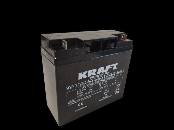 Аккумулятор KRAFT 12V-18Ah