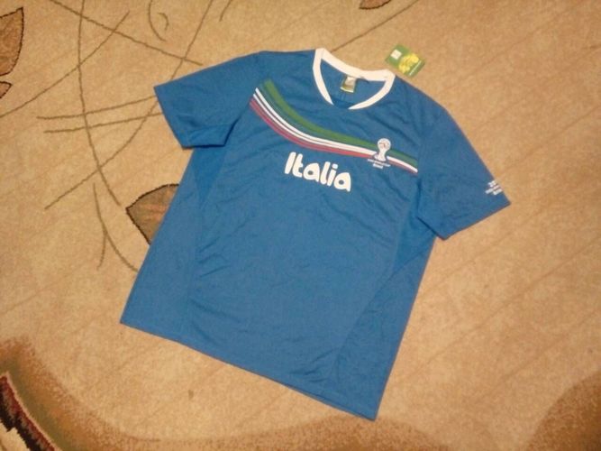 Футболка Италии с World Cup 2014 оригинал