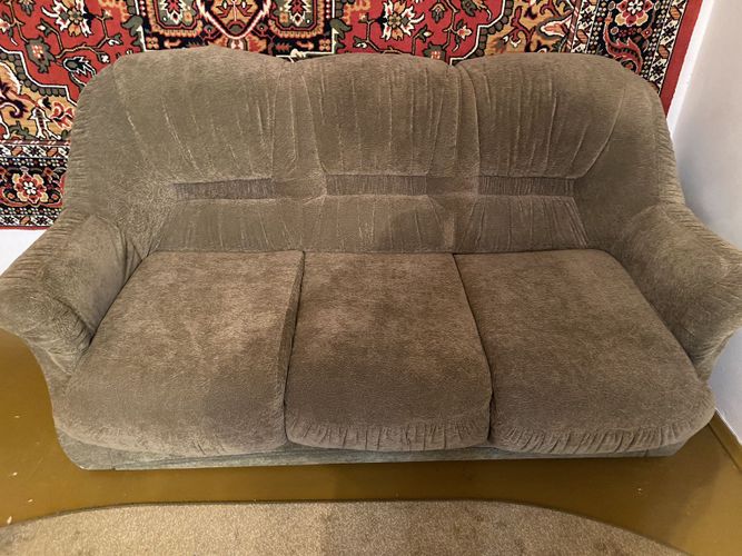 Набор мягкой мебели диван раздвижной и два кресла