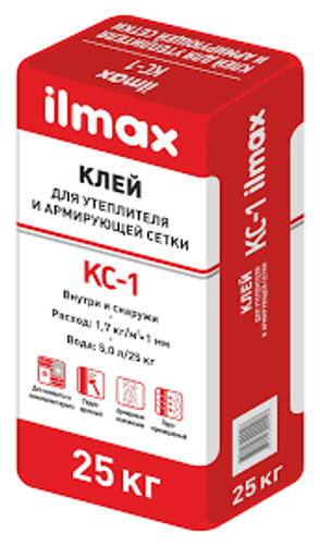 Клей для теплоизоляции Илмакс Ilmax КС-1 и КС-1 М