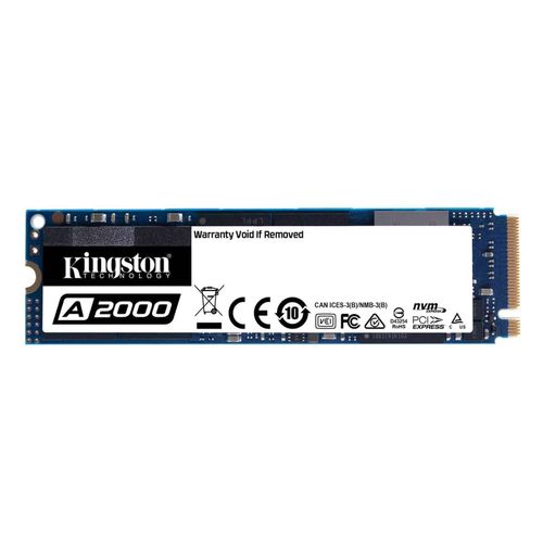 Накопитель SSD M.2 NVMe Kingston A2000 500Gb